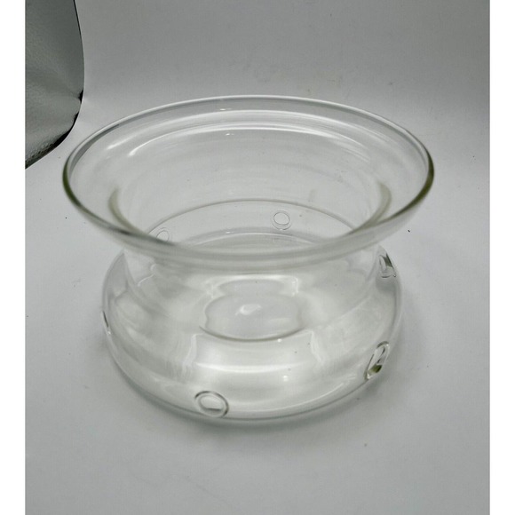 Vtg Villeroy & Boch Rooster Design Fondue Pot With Glass Insert & Lid Porcelain - Picture 6 of 16